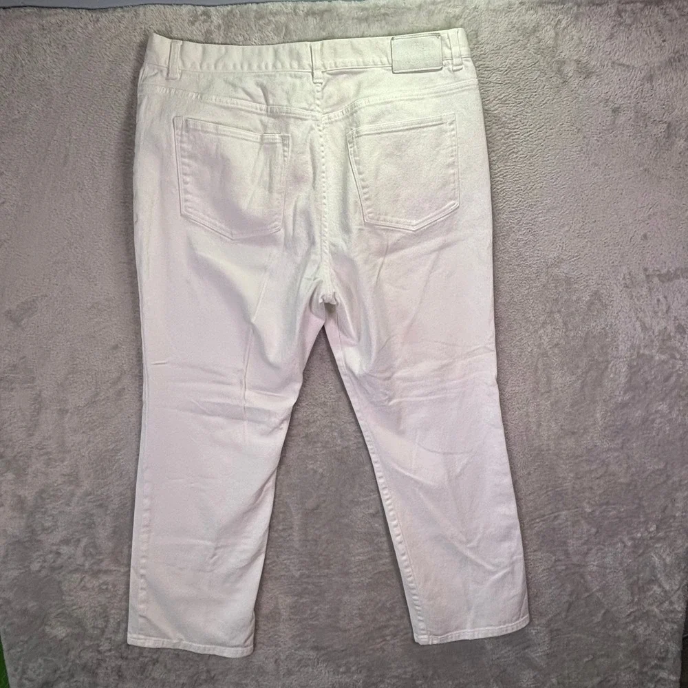 Lauren Ralph Lauren Women Jeans‎ Sz 16 White Classic Straight Leg 209110643